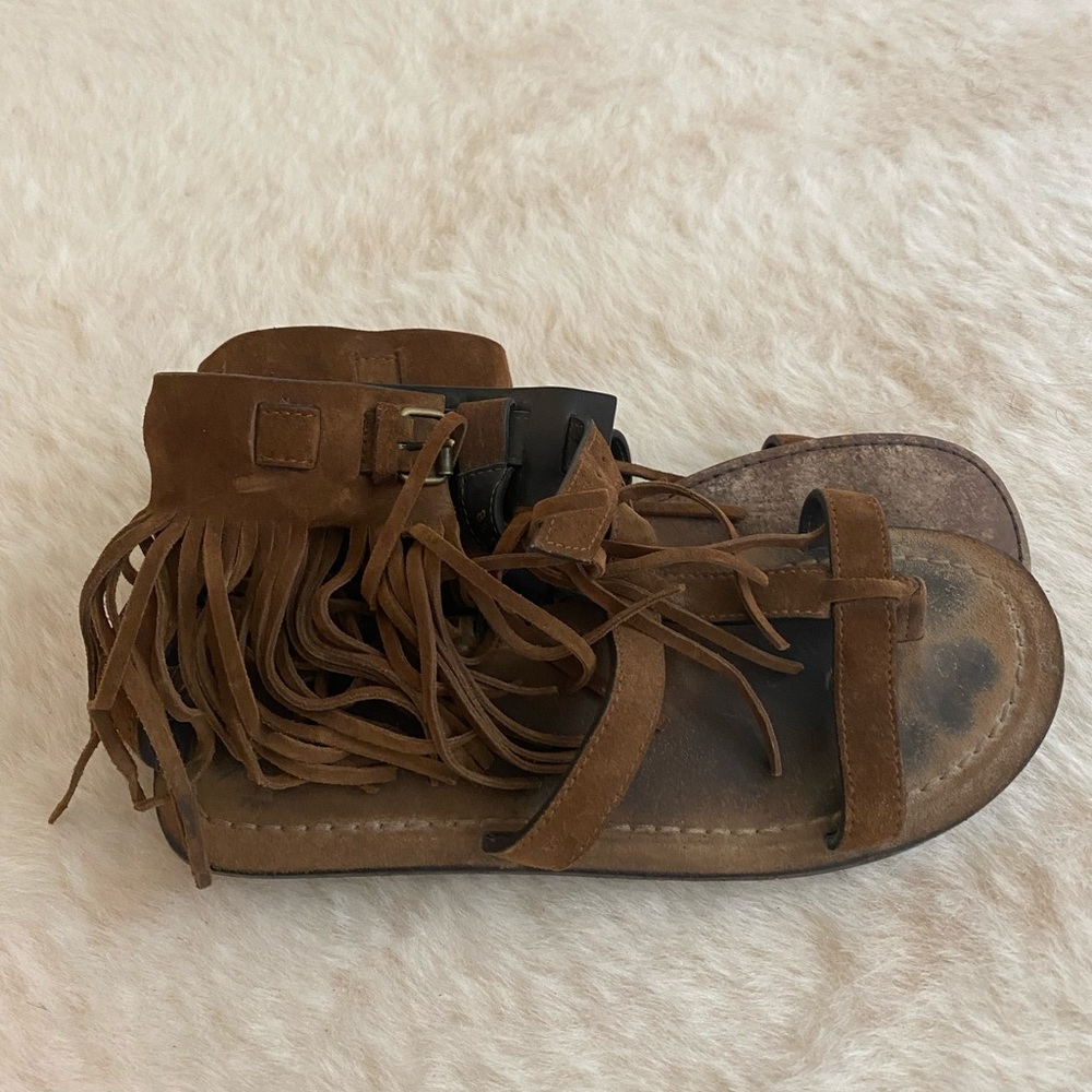 Saint Laurent Moccasin Sandals - 38 - Picture 8 of 11